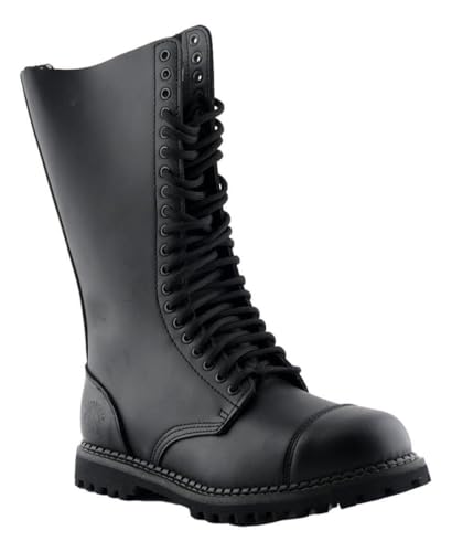 Grinders King 2015 Black Mens Safety Steel Toe Derby Boots