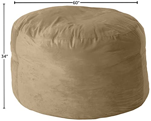 Sofasackbeanbagchaircoveronlyforadultsandkidswithoutfillingcomfyfluffyroundorovalbeanbagchaircoverreplacementlazysofacoverforreadingchairorfloorchair5feetcamel Urban Country Home Decor Sofa sack bean bag chair cover only for adults and kids without filling comfy fluffy round or oval beanbag chair cover replacement lazy sofa cover for reading chair or floor chair 5 feet camel urban country home decor