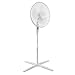 ito electronics ito Standventilator 40 cm Durchmesser weiß-oszillierend + 3 Geschwindigkeiten einstellbare Höhe/Verstellbarer Neigungswinkel, 40 x 14 x 125 cm