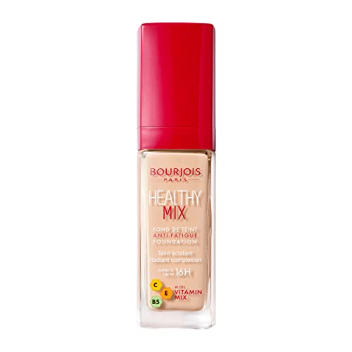 Bourjois Healthy Mix Anti-Fatigue Medium Coverage Liquid Foundation 5 Rose Ivory, 30Ml #TOP3