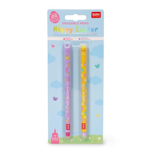 Stylos avec encre effaçable LEGAMI pour embellir vos carnets et notes de Pâques - 4