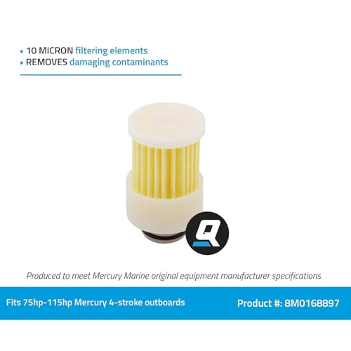 Filtre à carburant Mercury Quicksilver 4 temps pour sorties en mer - 3