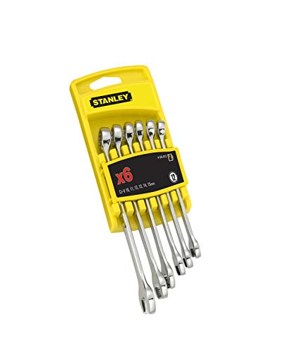 STANLEY 4-94-646 Cle mixte - jeu de 6pièces, Multicolore