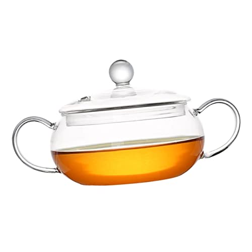 UKCOCO Cacerola de Vidrio Tapa para Cocción de y Fideos para Cocinas de Inducción Diseño Ergonómico y Chic