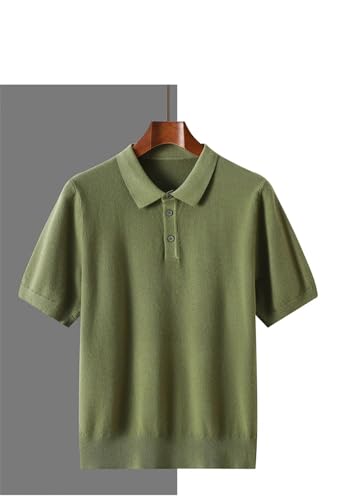 Mens Short Sleeve Pullover Sweater Loose Casual Solid Color Plus Size Pullovers3