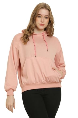 Image of CANIDAE Women's Sweatshirt & Hoodies, Fleece Material Full Sleeves, Women Winter Wear, Hooded Neck Regular Fit Long Sleeve Womens Sweatshirt || Small to 12XL || Plus Sizes ||