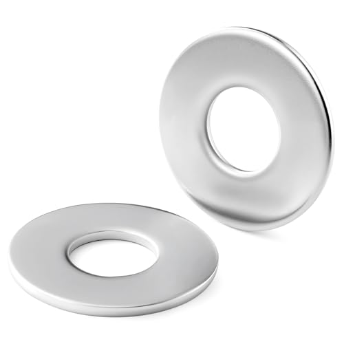 BNUOK 75PCS M12 Flat Washers, 304 Stainless Steel 18-8, Thickened M12 Metric Washers for Screws and Bolts, 13mm ID x 24mm OD