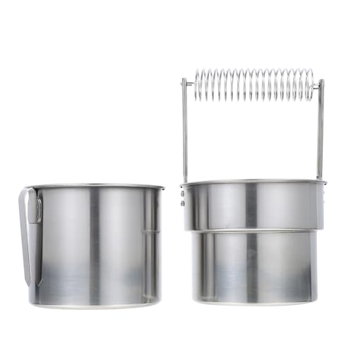 SEWACC Stainless Steel Paint Brush Cleaner and Washing Basin for Artists, Sturdy Paintbrush Washer for Oil Painting, Portable Brush Washer Suitable for Art Classes and Studio Use