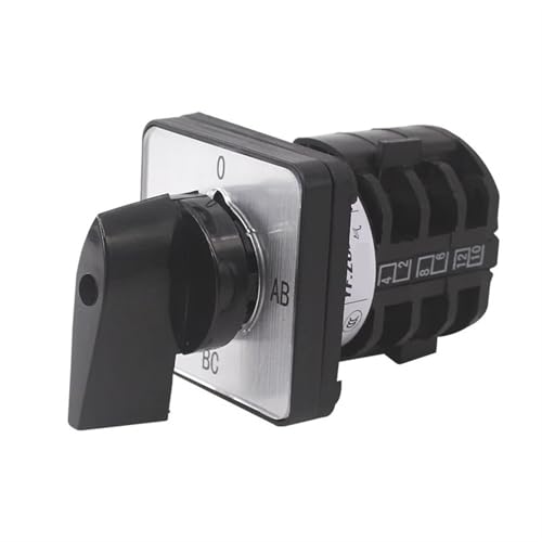 Voltímetro trifásico LW8-10YH2/3 con interruptor de leva de transferencia 10A
