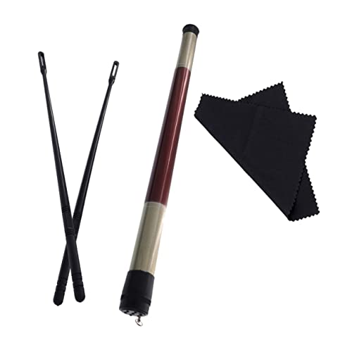 FAVOMOTO Complete Flute Cleaning Kit Cleaning Sticks Rod and Microfiber Cloth for Flute and Maintenance