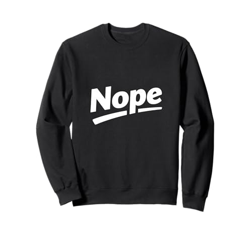Nope Minimal Funny �e�L�X�g �X�e�[�g�����g �O���t�B�b�N �g���[�i�[