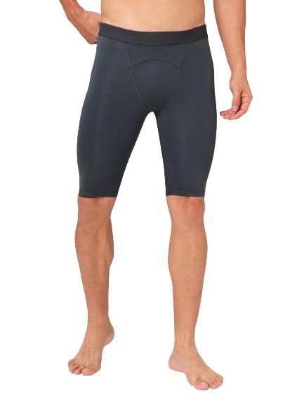 Image of TECHNOSPORT Mens Compression Tights for Gym, Running, Cycling, Swimming, Workout & Athletic Activities