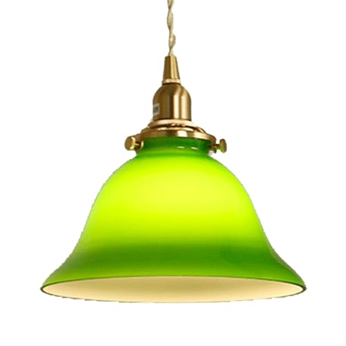 Suspension verre et cuivre E14 lustre de plafond industriel nordique