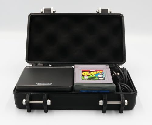 Image of Game Boy Advance SP Rugged Protective Carrying Case - Holds Original, GBC, GBA Games and USB Cable
