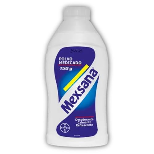 Image of Polvo Mexsana para pies por 150gr, 5.29 oz Ayuda a Refrescar y Absorber Sudor -Mexsana Foot Powder - Traditional Relief for Feet, Sweat Absorption
