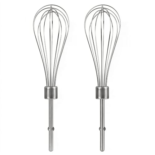 Image of Hand Mixer Whisk for KitchenAid 2 Pack | Whisk Attachment Compatible with KHMPW KHM512 KHM6118 KHM7210 KHM926