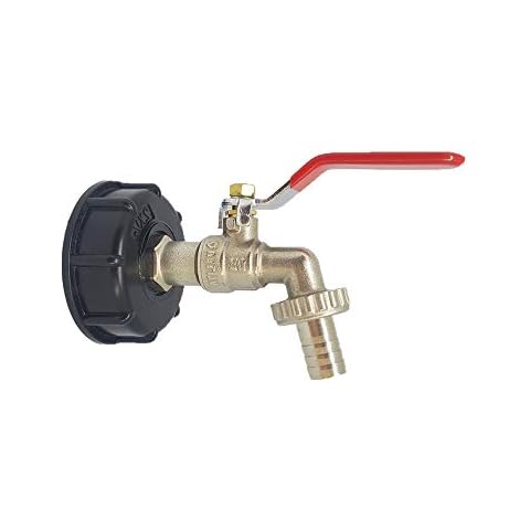 Adaptador de grifo para tanque IBC con Acople de manguera Cover