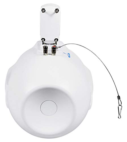 Image of Rockville RWB80W Bundle: (2) 8-in 600-Watt 2-Way White Marine Wakeboard Tower Speakers, (2) RWBC80 Neoprene Protective Covers, 4-Items