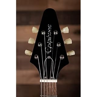 Epiphone Flying V Ebony · Guitare électrique - Les Beatles, Paul McCartney, John Lennon, RIngo Starr, George Harrison Epiphone Flying V Ebony · Guitare électrique – Image 3