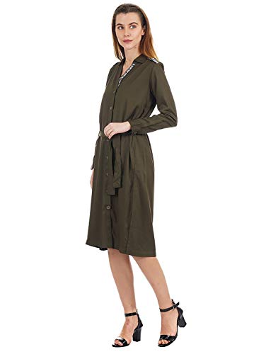 Image of Pepe Jeans Green Women Dresses