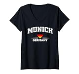 Photo Gallery munich germany maglietta con collo a v Photo Gallery munich germany maglietta con collo a v