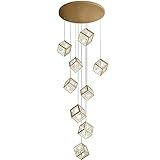 Abat-jour en cristal K9 interne sans impureté, clair, grand indice de réfraction, peut être transmis au spectre des couleurs