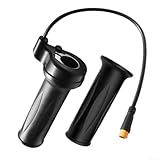 【Breiter Spannungsbereich】Mit einer Kompatibilität von 12 V, 24 V, 36 V und 48 V ist dieser Gasgriff für verschiedene Elektroroller und Fahrräder geeignet.