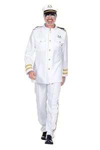 WILBERS & WILBERS 330466 - Kostüm Marineoffizier für Herren, Uniform, Kapitänskostüm, für Karneval
