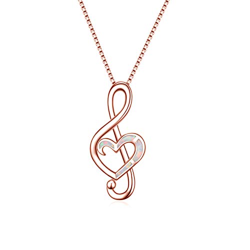 Quirky Music Note Necklace
