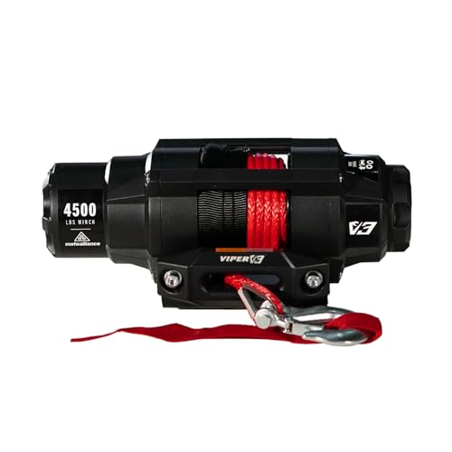 Winch eléctrico VIPER V3 4500lb con cuerda sintética de 40 pies miniatura 1