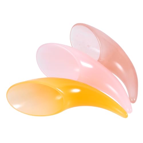 ORFOFE 3 Piezas Cuchara De Cuerno Raspada Meridiano Tablero De Masaje Para Raspar Limpiar Facial Raspado Músculo Cuerpo Guasha Herramientas Tabla De Masaje Para Raspar Resina