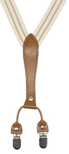 Image of Men's Suspenders Bowtie Set Elastic Y Shape Style Women's Suspenders Bowtie For Wedding&Formal Events