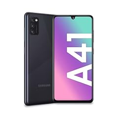 Samsung Galaxy A41 Smartphone, Display 6.1" Super AMOLED, 3 Fotocamere Posteriori, 64 GB Espandibili, RAM 4 GB, Batteria 3500 mAh, 4G, Dual Sim, Android 10, Nero (Ricondizionato)
