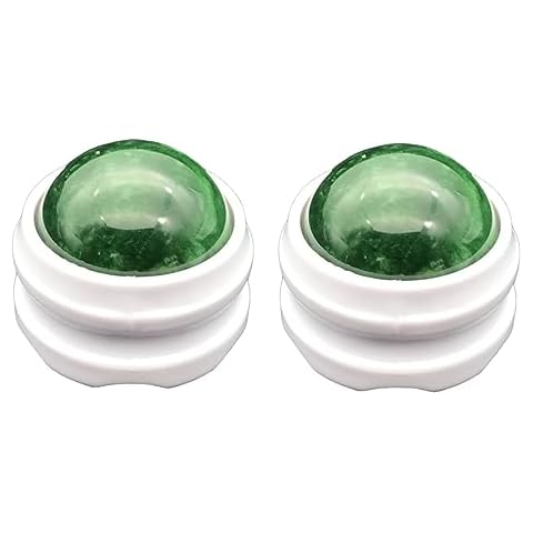 Massage Ball Massage Tool Massage Roller Ball Back Massage A Manual Massager Eases Joint Pain and Relaxes The Whole Body – Set of 2 (Green) Cover