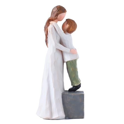 Figurilla Madre y Hijo en Resina 8 Pulgadas miniatura 1