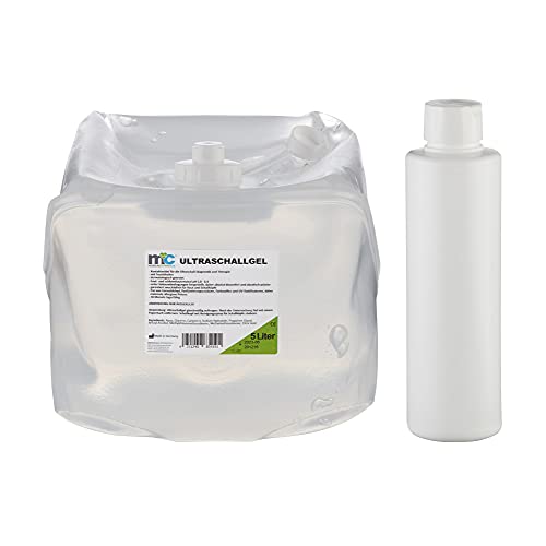 Garrafa de gel de ultrasonidos y botella vacía (5 kg) de Medicalcorner24 Cover