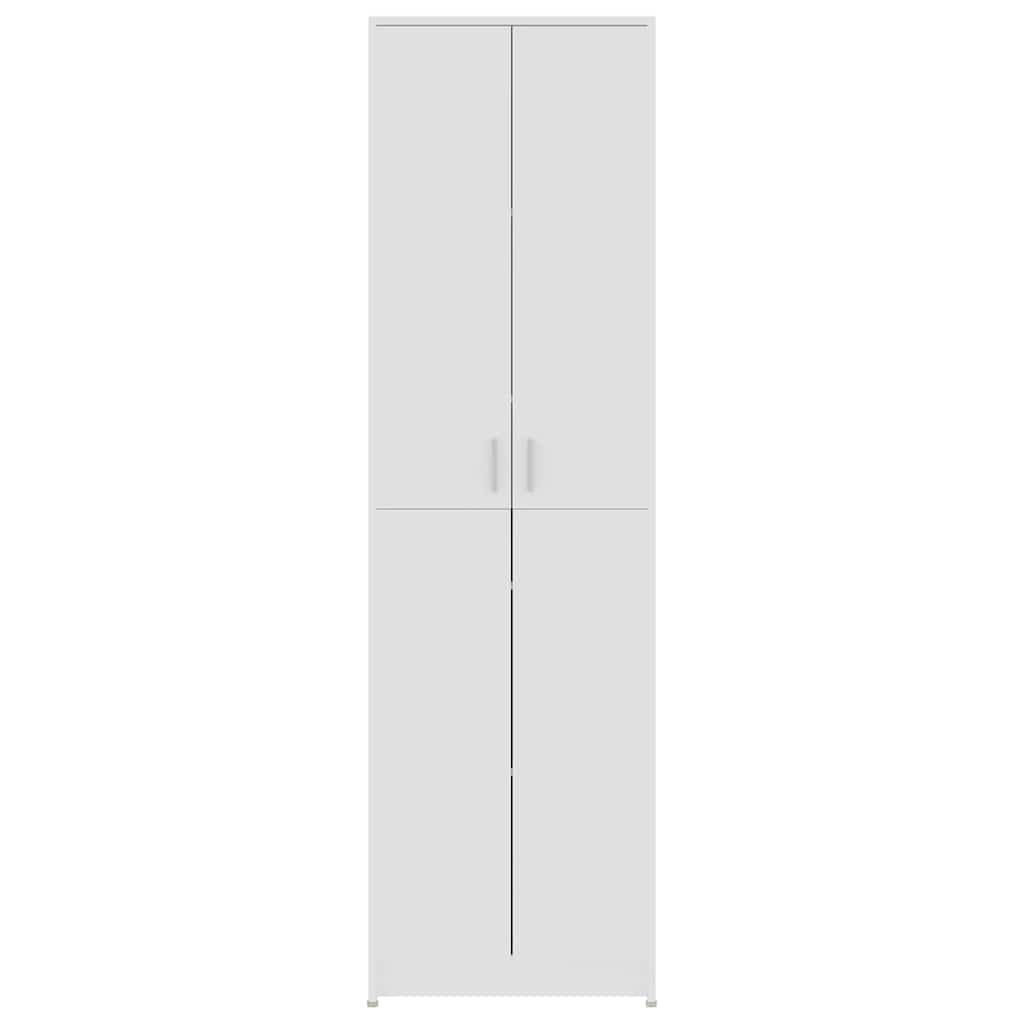 vidaXL Armario de Pasillo Alto Gabinete Ropa Sombrero Guante Compacto Guardarropa Almacenaje Almacenamiento Estable Resistente de Contrachapada Blanco
