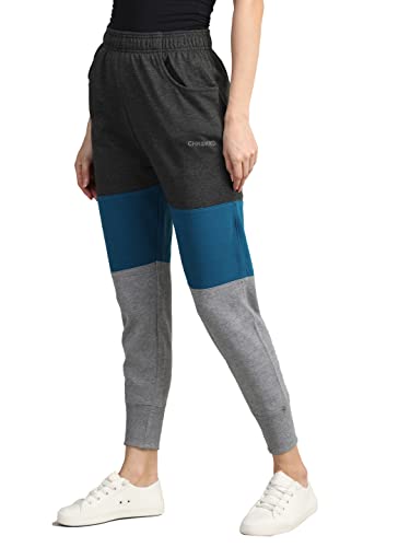 Image of CHKOKKO Women High Rise Gym Wear Sports Fitness Relaxed Track Pant