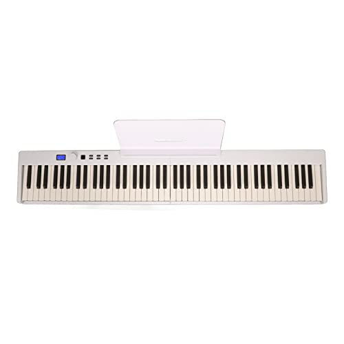 Clavier de Piano Pliant, Plug and Play Blanc Piano Numérique Portable 100‑240V Interface Multifonctionnelle 88 Touches pour l’enseignement pour la Fête (Prise UE) - Les Beatles, Paul McCartney, John Lennon, RIngo Starr, George Harrison Clavier de Piano Pliant, Plug and Play Blanc Piano Numérique Portable 100‑240V Interface Multifonctionnelle 88 Touches pour l'enseignement pour la Fête (Prise UE)