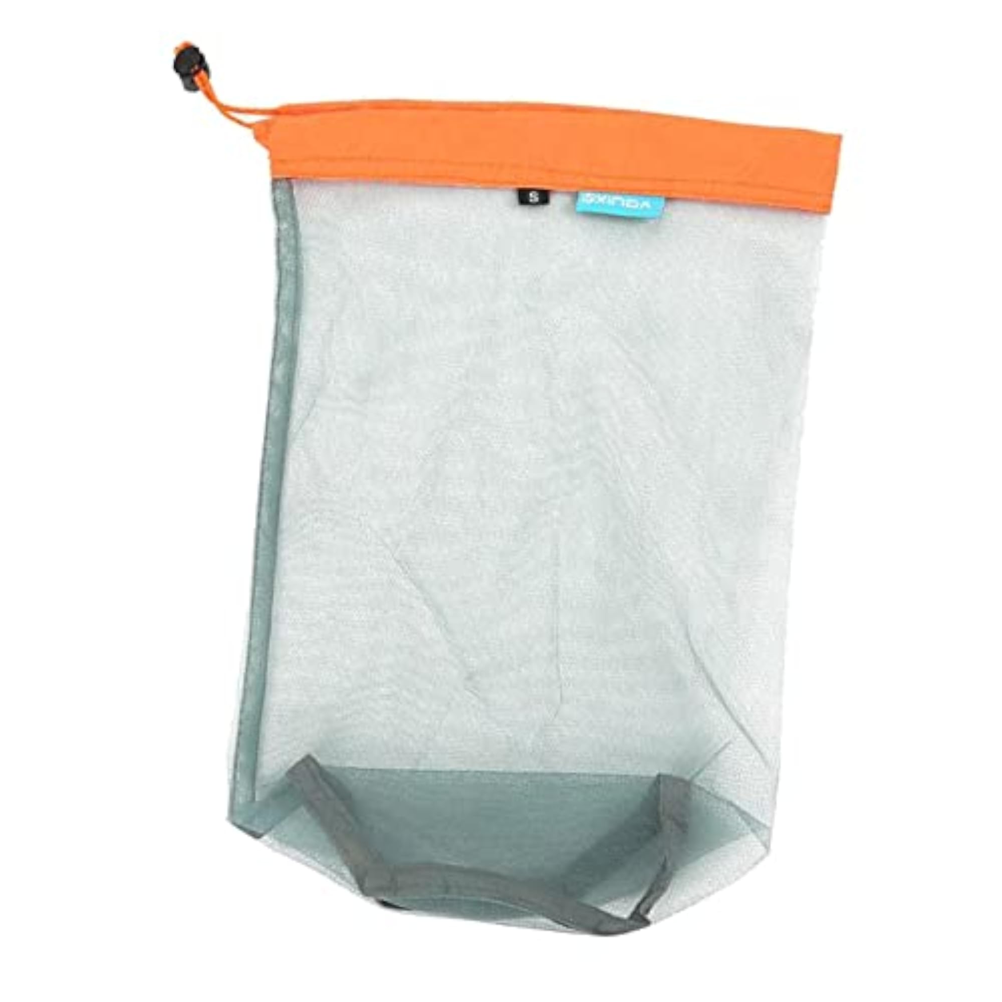 Ultra Light Stuff Sacks Nylon Mesh Drawstring Storage Bag for Camping Travel Orange S