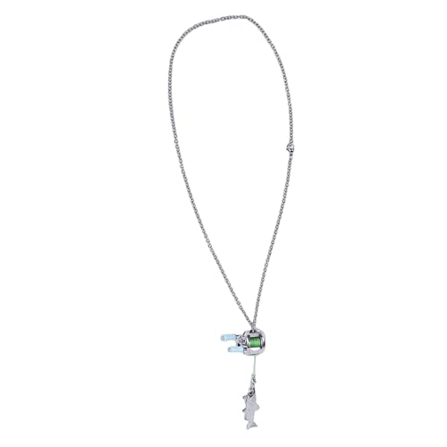 Collier de moulinet de pêche CHICIRIS, idée cadeau idéale avec chaîne et pendentif mécanique