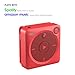Mighty 3 Spotify & Amazon Music Player - Compatible with Bluetooth & Wired Headphones - 1,000+ Song Storage - Screen Free Music Player - No Phone Needed - (Red)