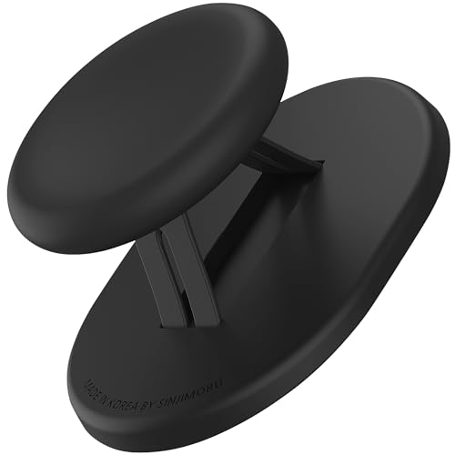 Soporte magnético Sinjimoru M-Mini Tok Negro compatible con MagSafe para iPhone 16 y 15