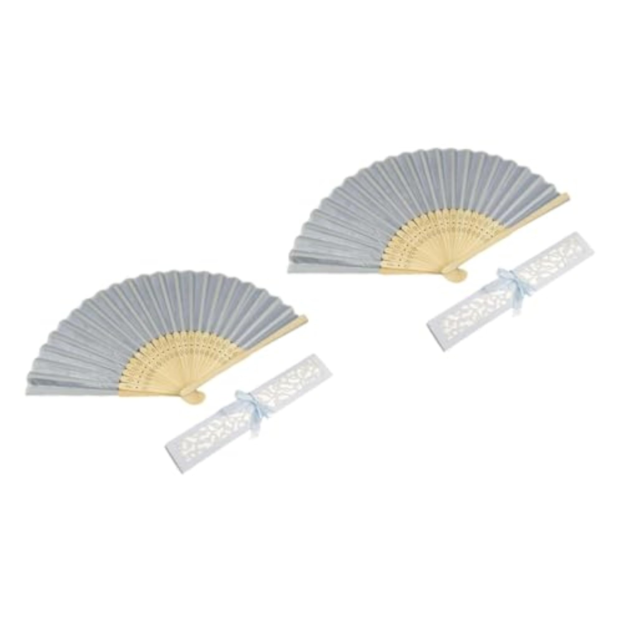 Chinese Folding Fan Decorative Lightweight Solid Color Cloth Fan