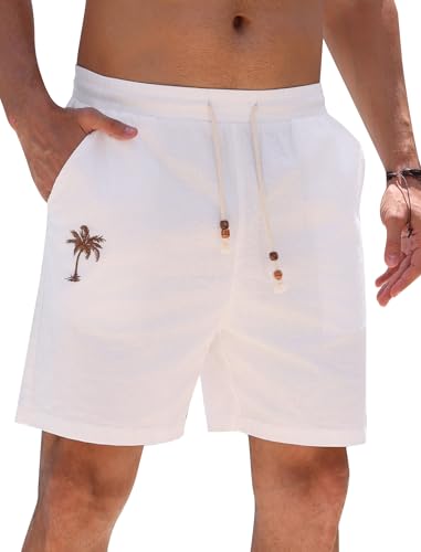 Short athlétique de course pour homme avec poche coton 17.8cm