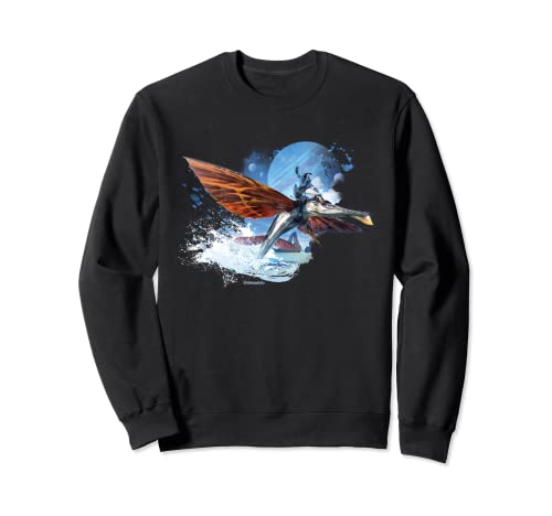 Avatar: The Way of Water Jake Sully Riding Skimwing Painted Sudadera