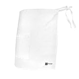 HEYNNA® Vorbinder Kochschürze / Schürze Kurz 100% Baumwolle belastbar & einfach zu reinigen / Kellnerschürze, Backschürze / Vorbinder Schürze Damen & Vorbinder Schürze Herren (weiß)