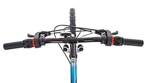 Image of Titan Women's 18-Speed Pathfinder Front-Suspension Mountain Bike, Baby Blue, 17-Inch Frame, 26-Inch Alloy Wheels