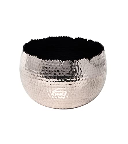 Maceta Ivyline de hierro acero negro de 19cm para interiorismo 2