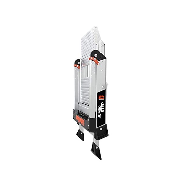 Little Giant Ladders 11902 Jumbo mit 2 Stufen, aluminiumfarben, 2 Step – Bild 11